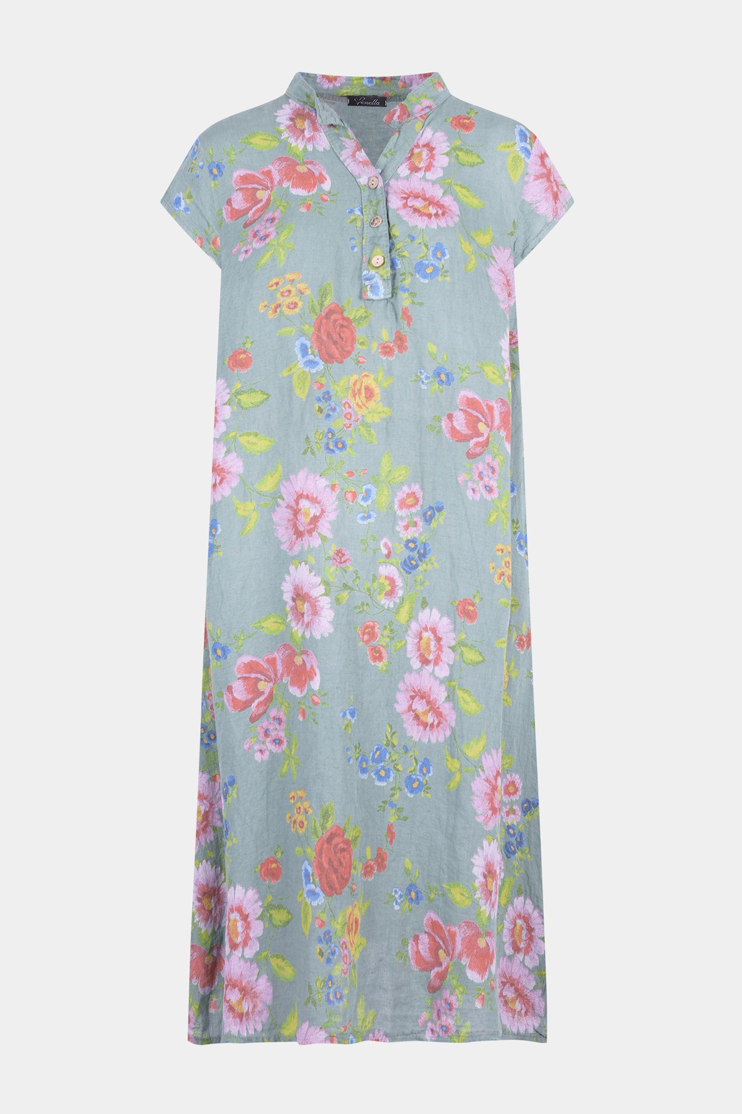 Poetess Floral Print Dress