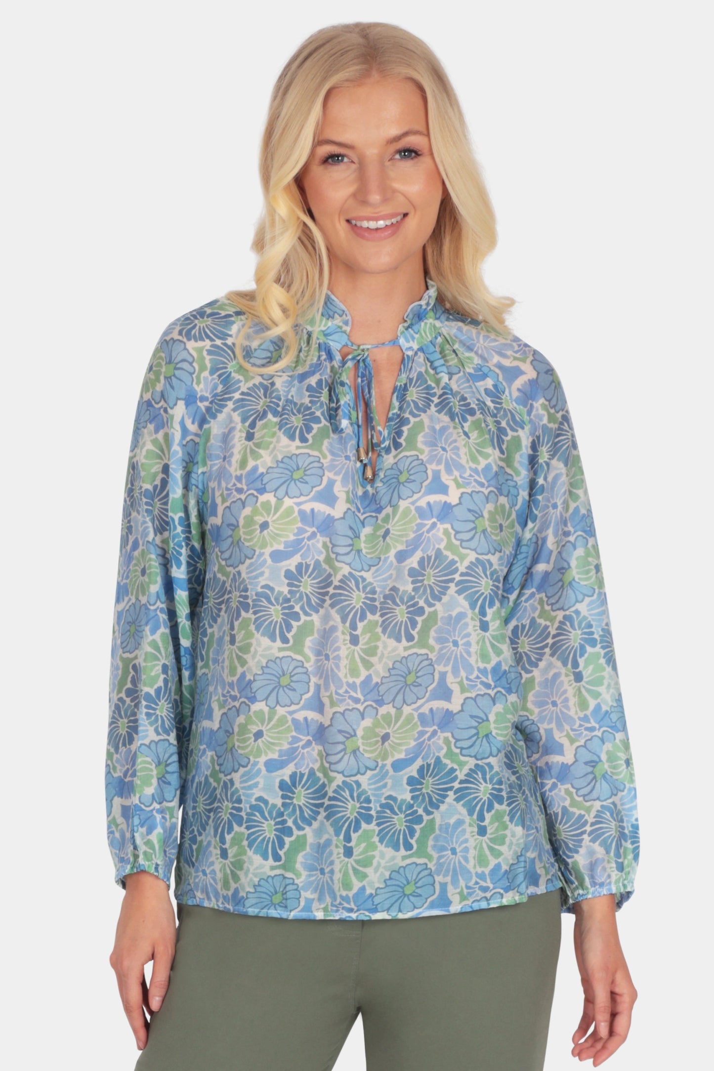 Daisy Frill Neck Blouse