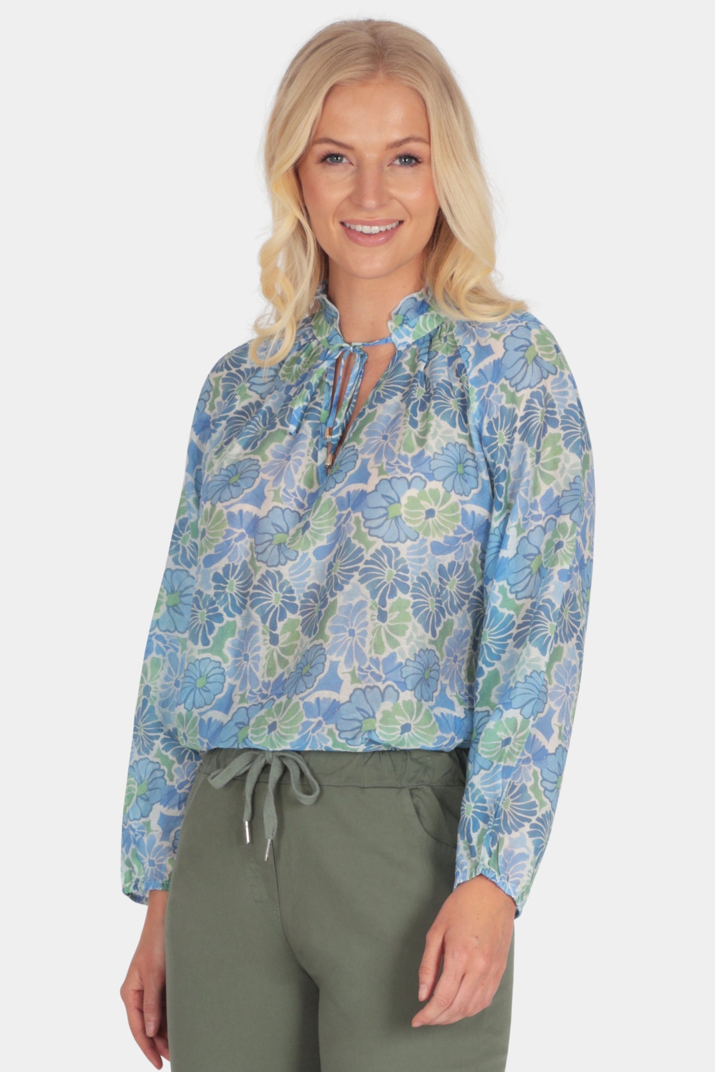 Daisy Frill Neck Blouse