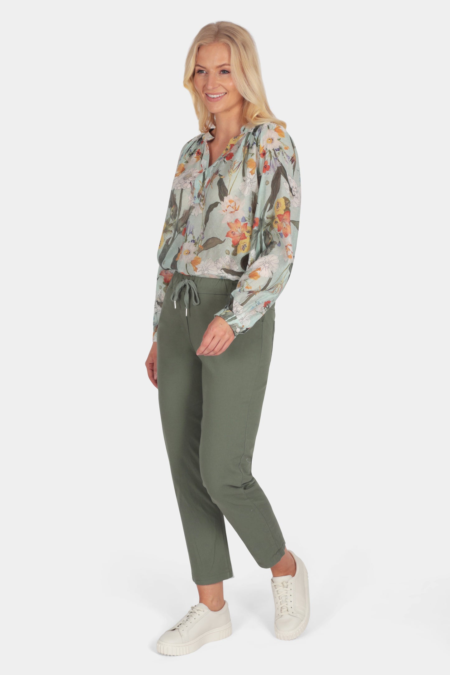 Astelia Floral Leaf Blouse