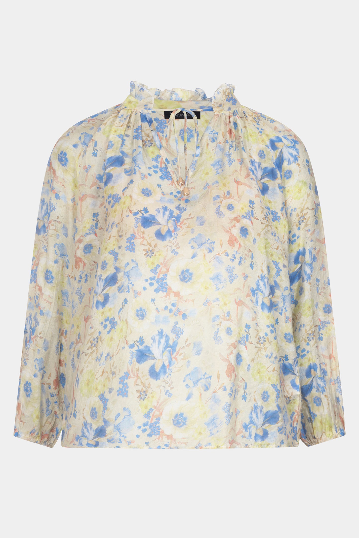 Azalea Flower Print Blouse