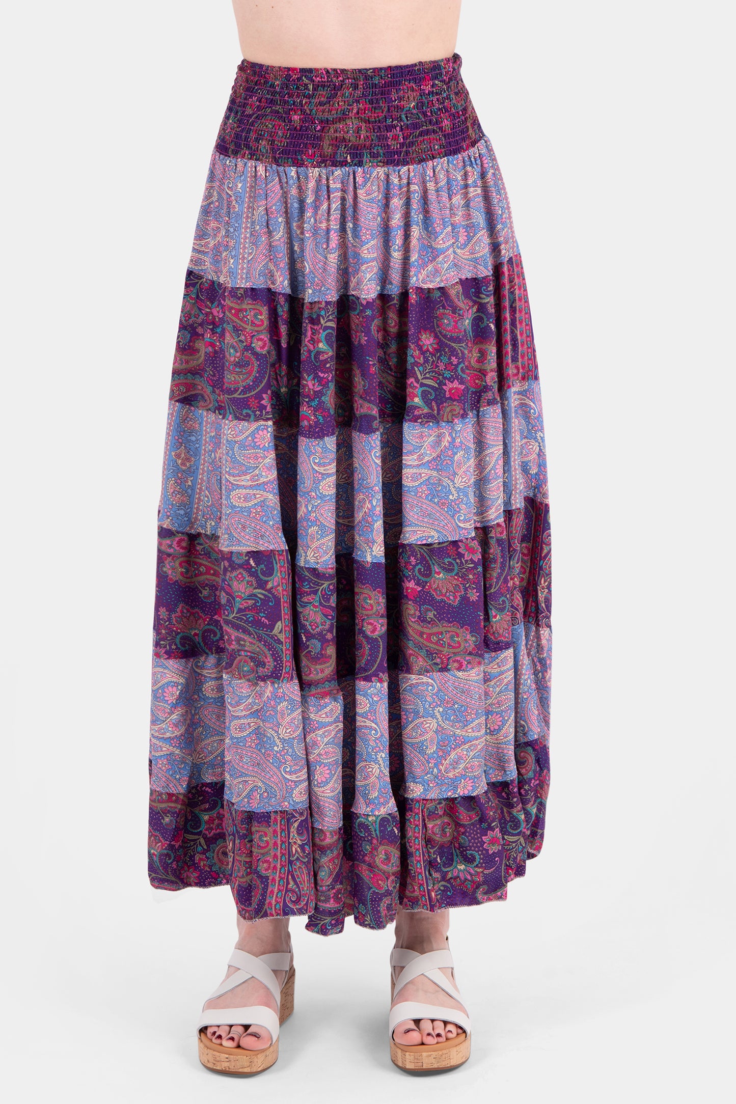 Sunset Silk Skirt
