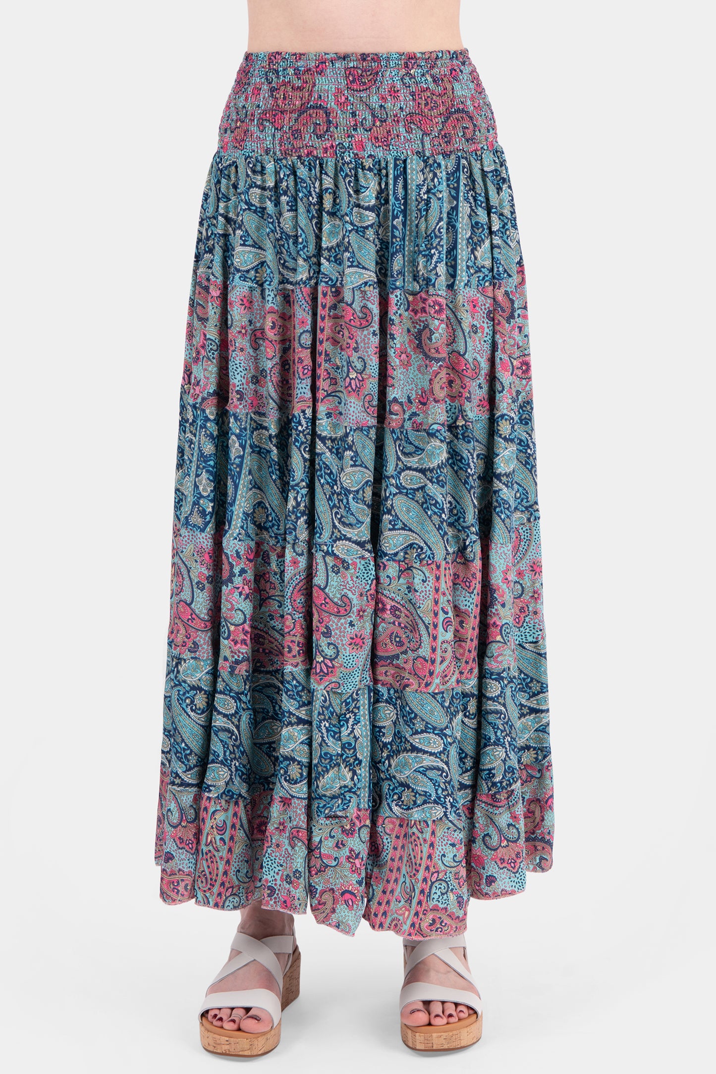 Sunset Silk Skirt