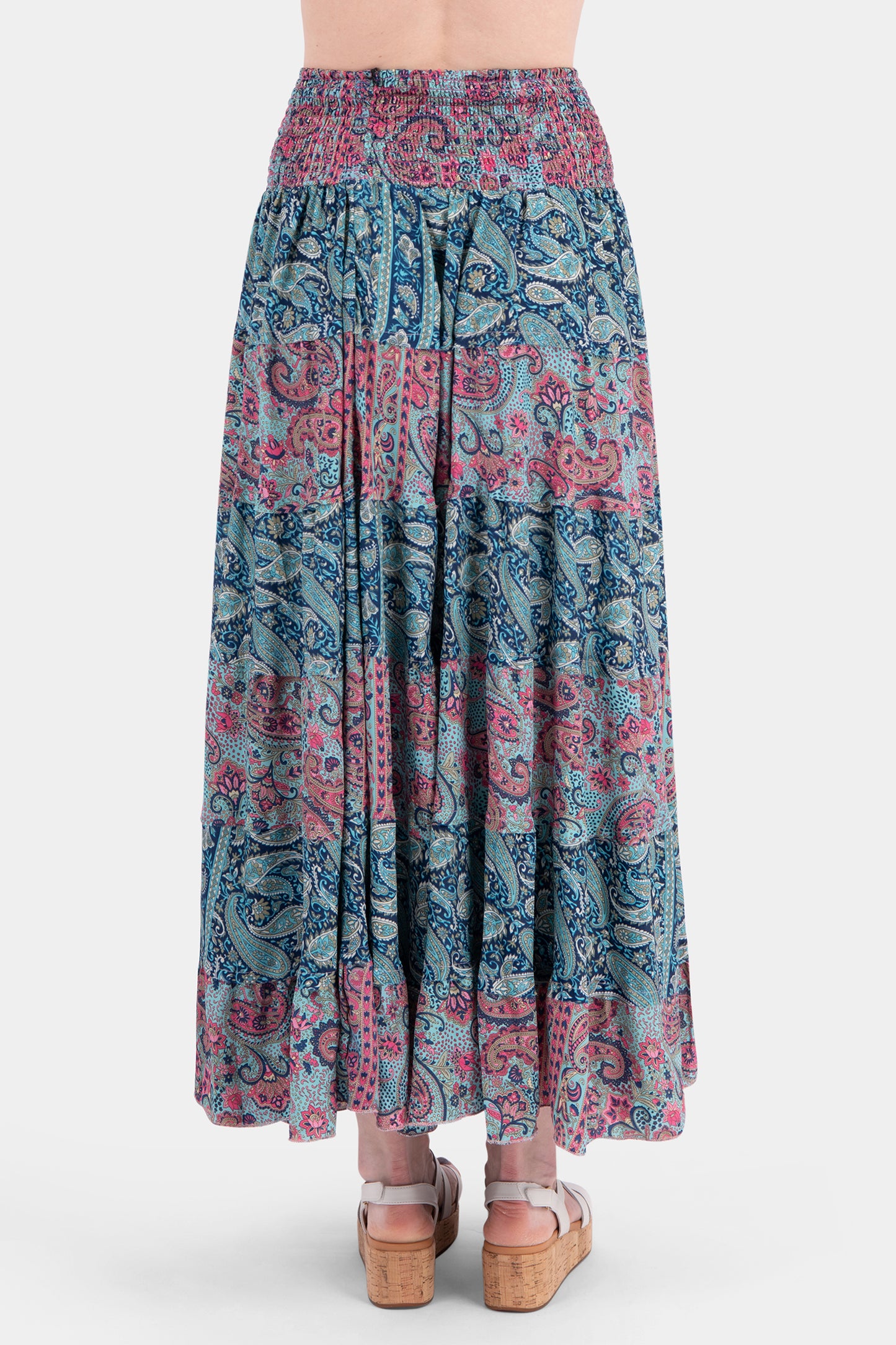 Sunset Silk Skirt
