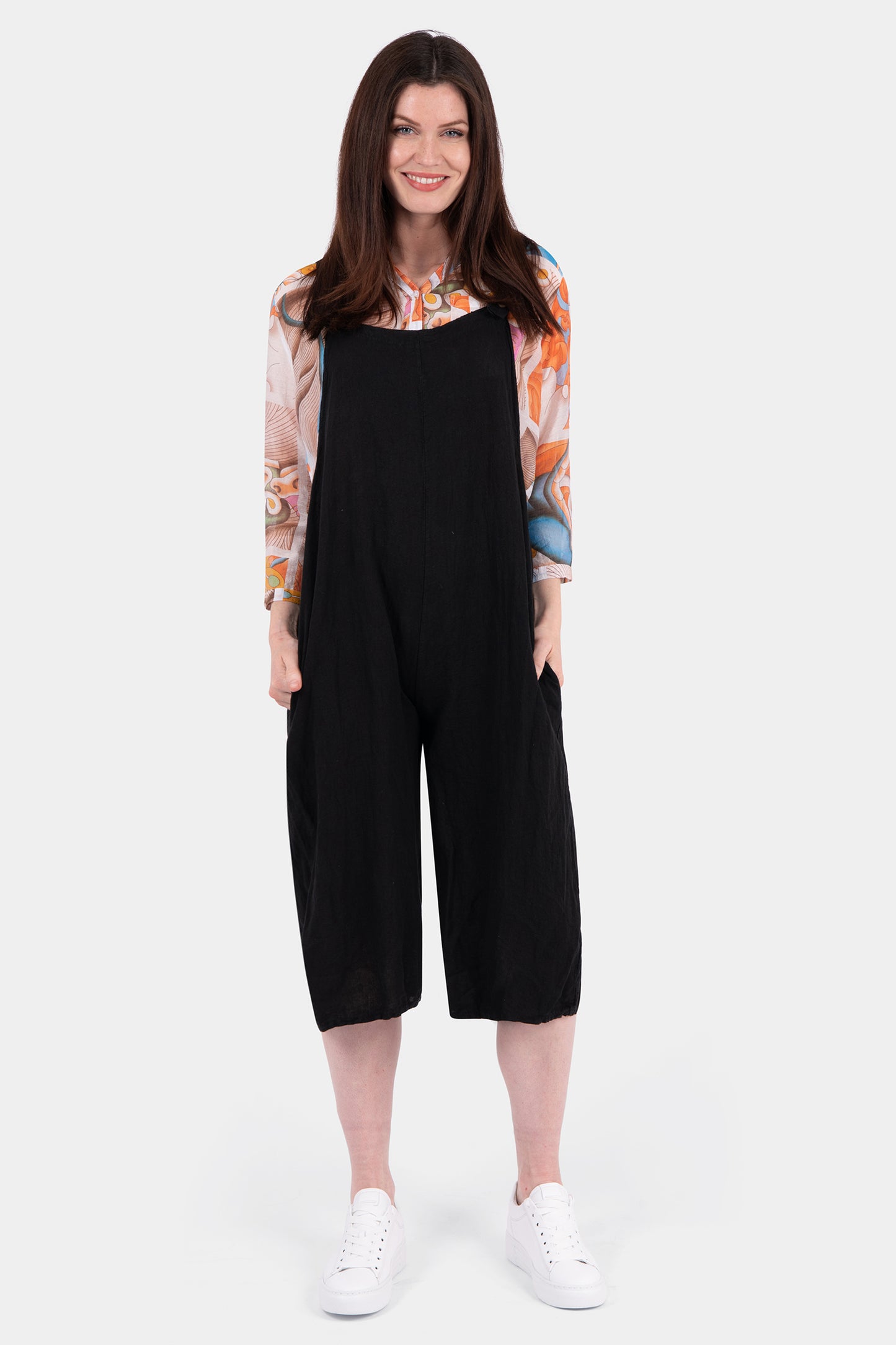 Easel Linen Dungaree