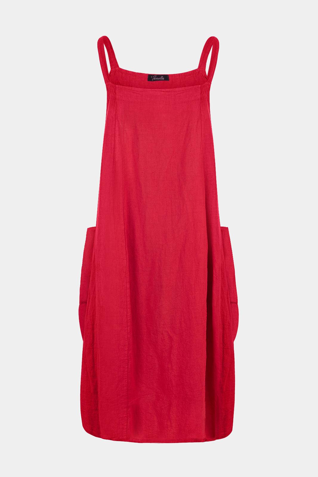 2055 Pinafore Linen Dress - Fenella