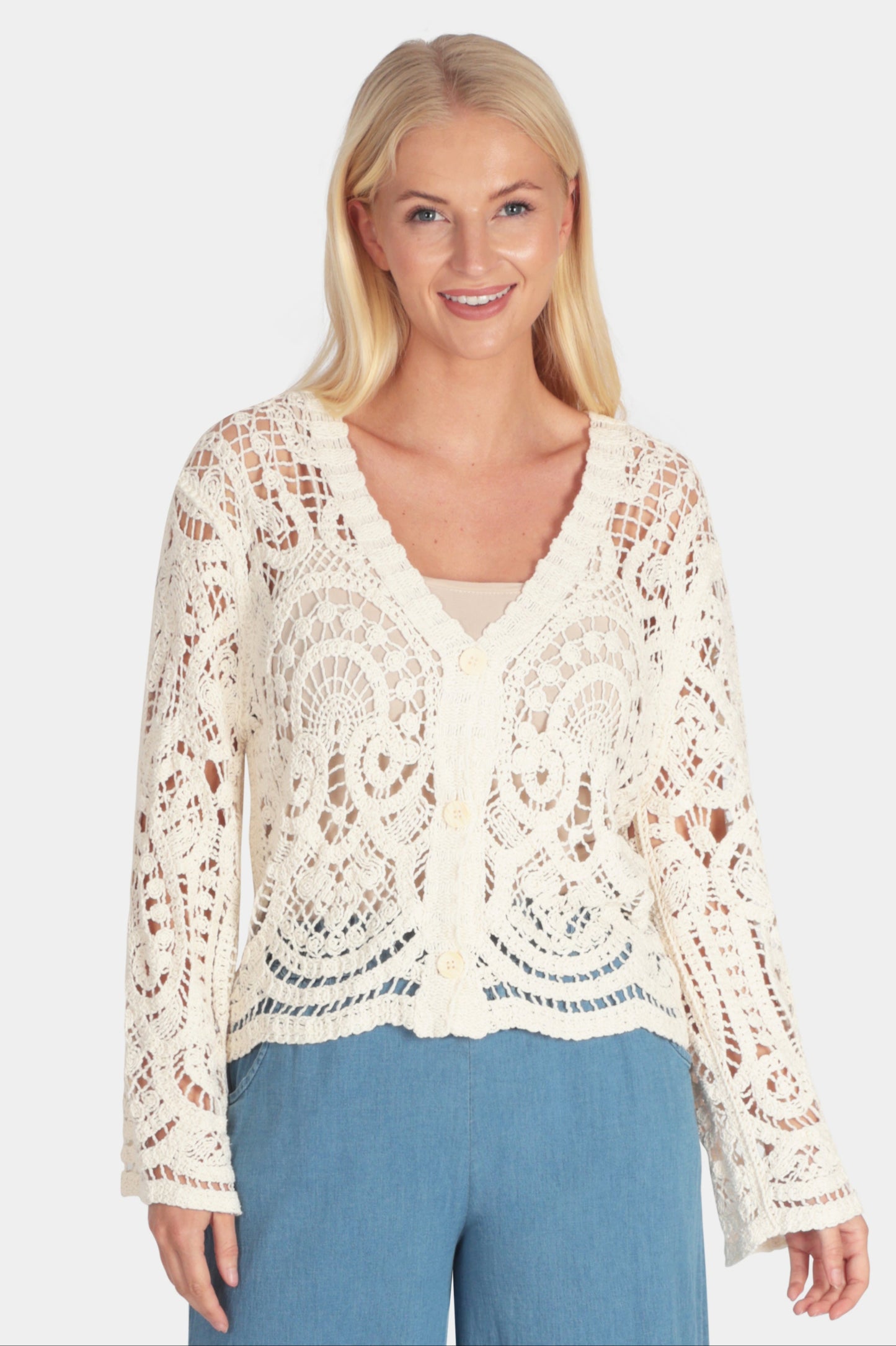 Crochet Cardigan - Fenella