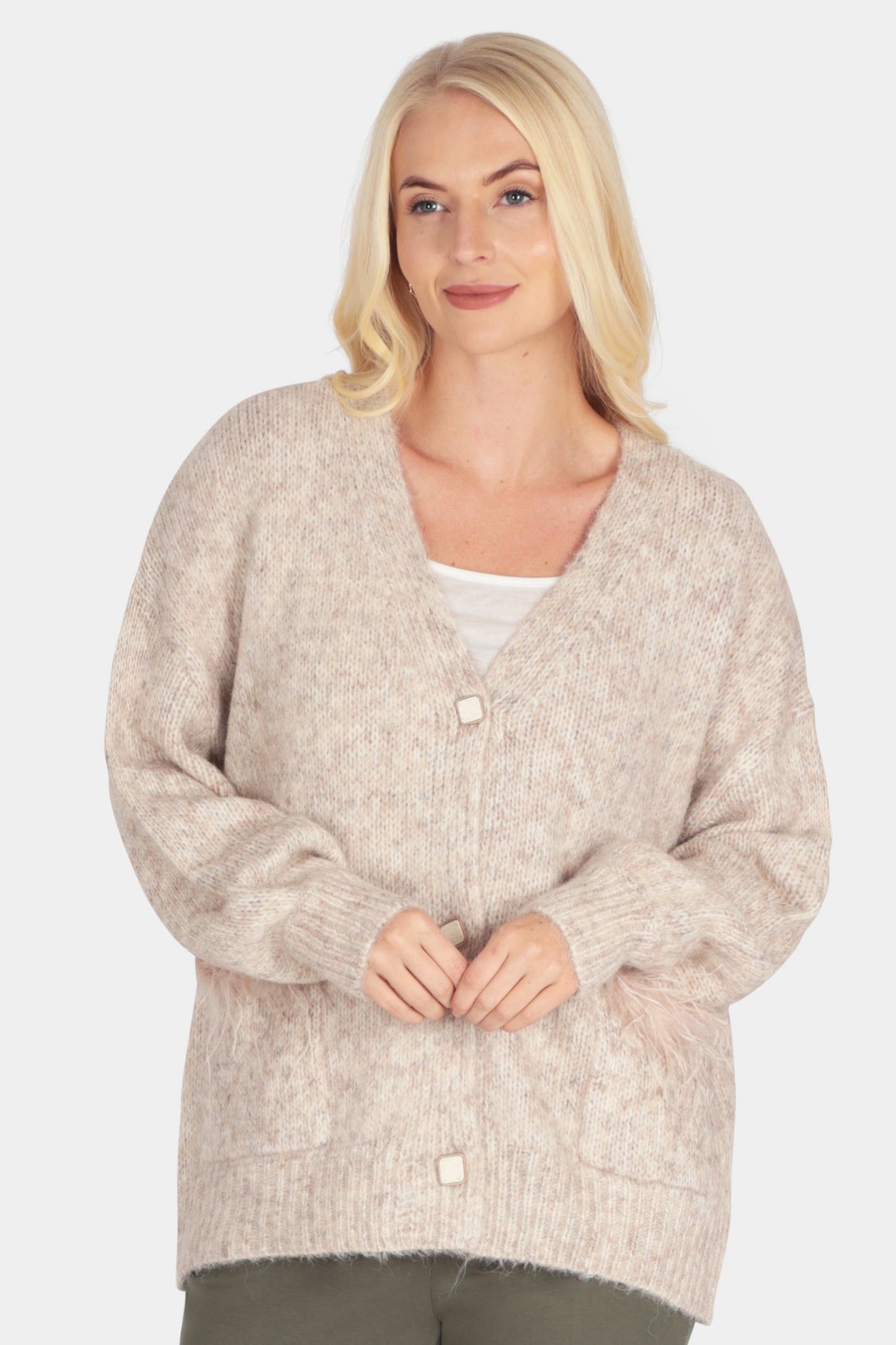 Feather Pocket Ferna Cardigan