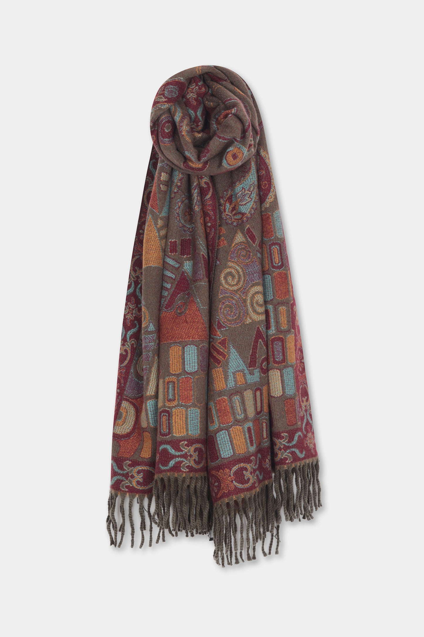 Tapestry Print Winterweight Scarf