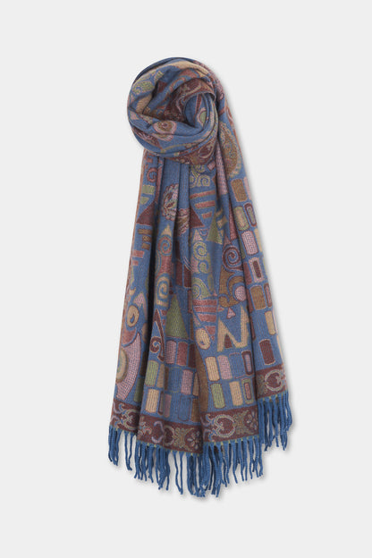 Tapestry Print Winterweight Scarf