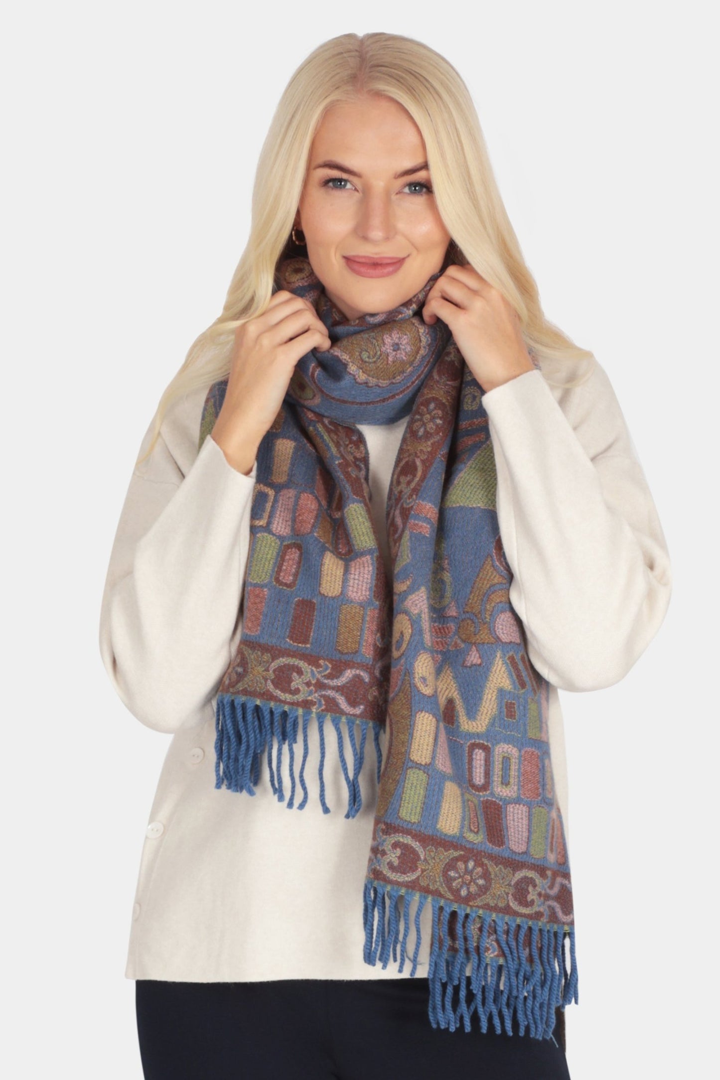 Tapestry Print Winterweight Scarf