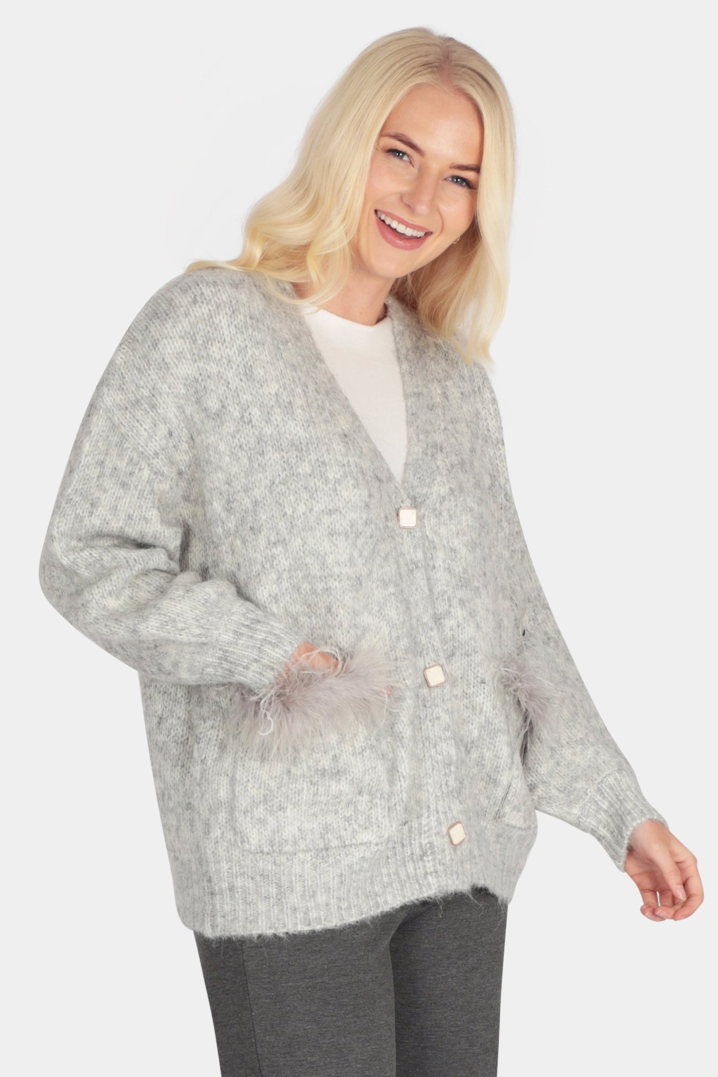 Feather Pocket Ferna Cardigan