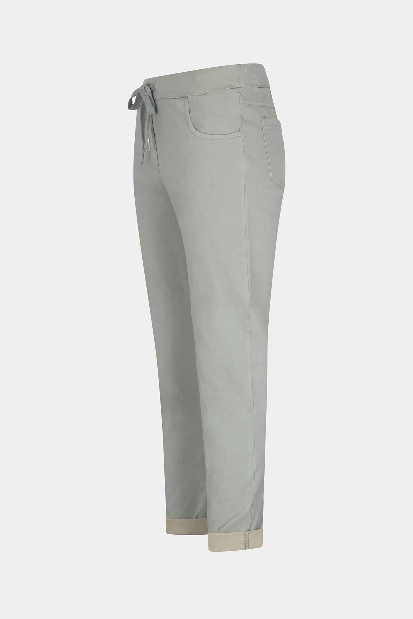 Tie-Waist Easy Fit Trousers