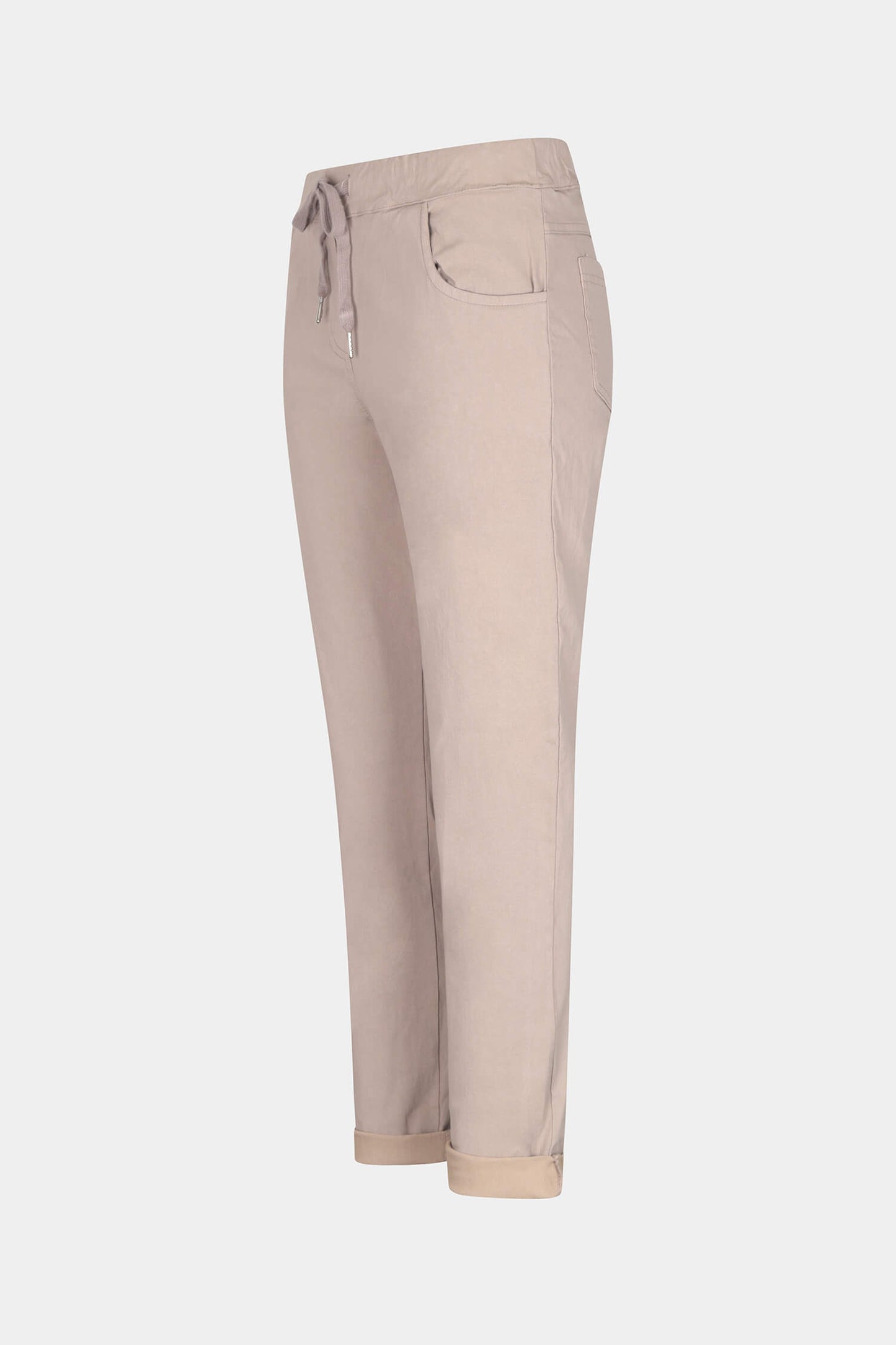 Tie-Waist Easy Fit Trousers