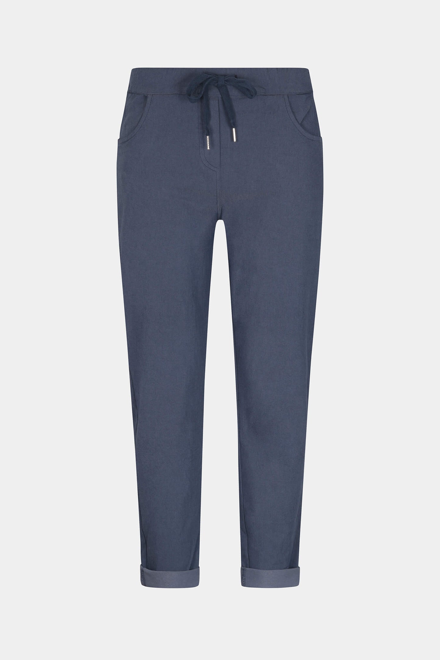 Tie-Waist Easy Fit Trousers