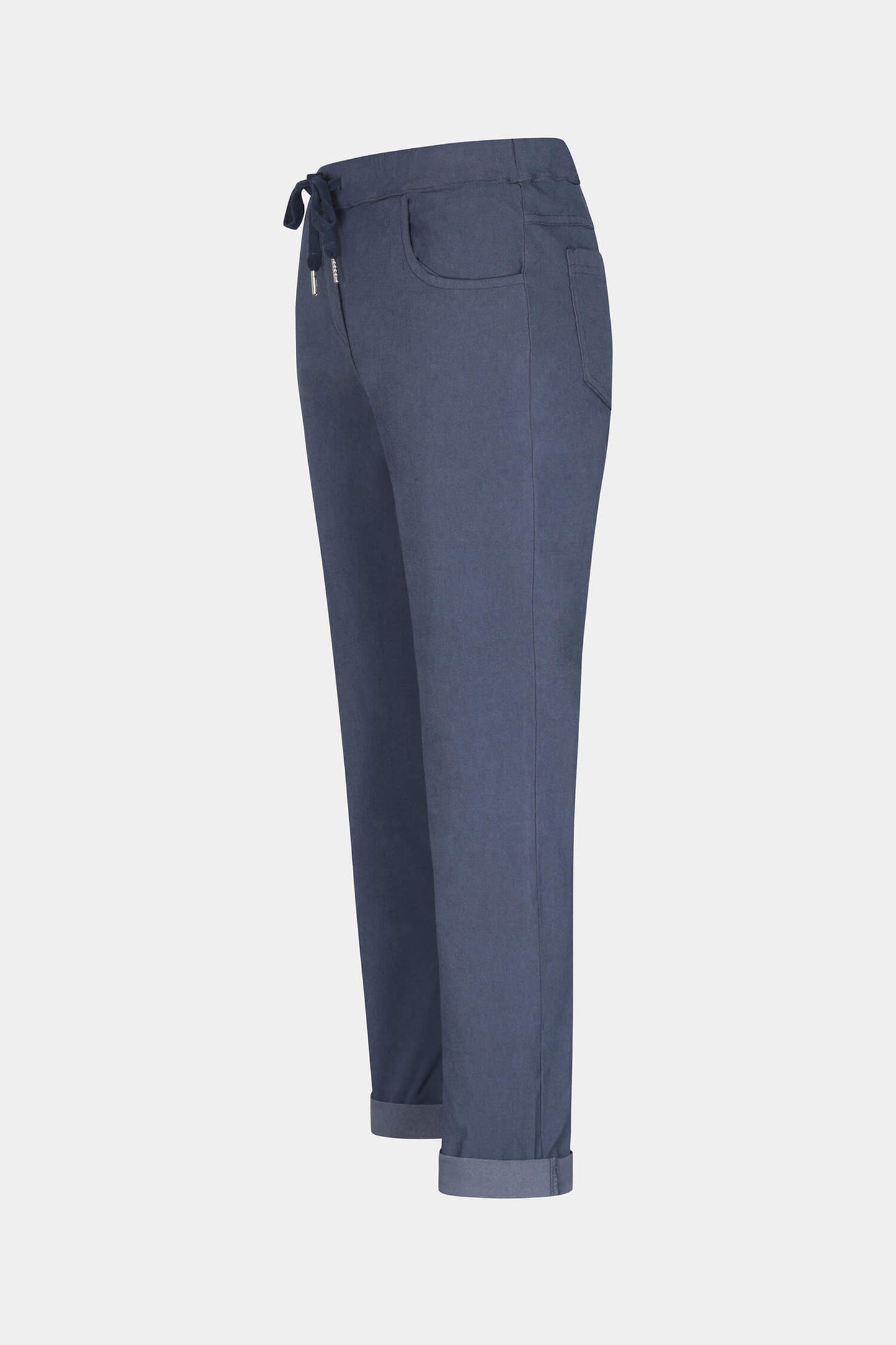 Tie-Waist Easy Fit Trousers