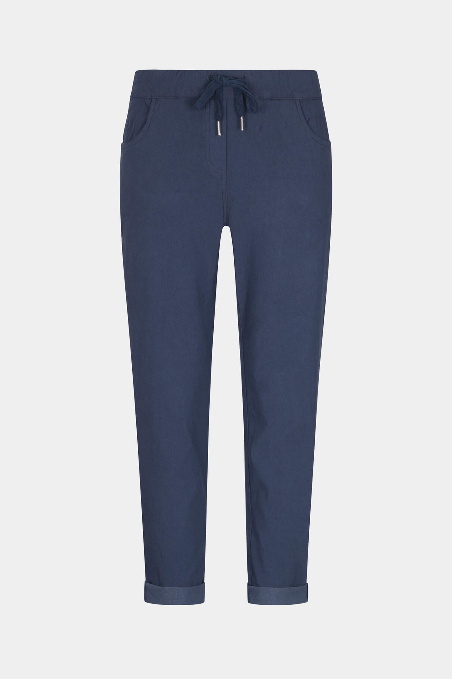 Tie-Waist Easy Fit Trousers