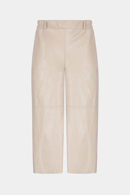 Vegan Leather 3/4 Leg Trousers