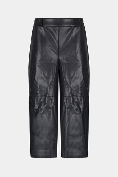 Vegan Leather 3/4 Leg Trousers