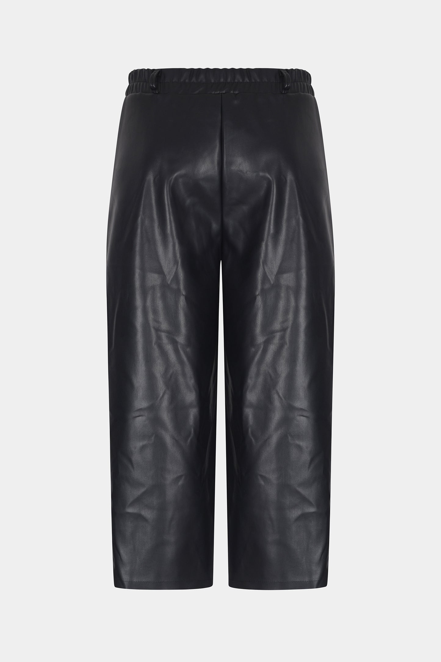 Vegan Leather 3/4 Leg Trousers