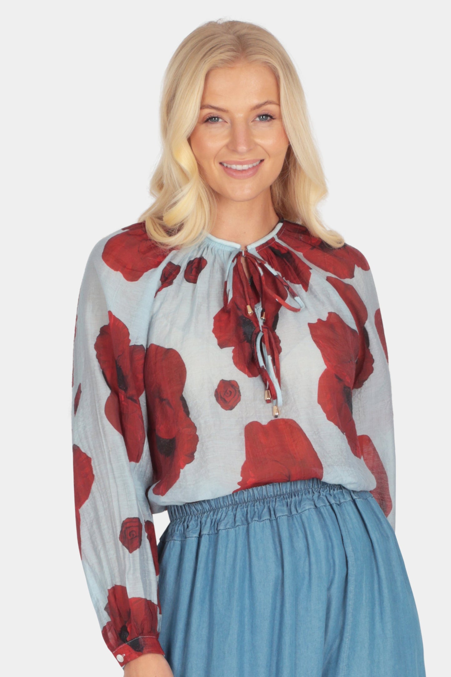 Cassia Flower Print Blouse - Fenella