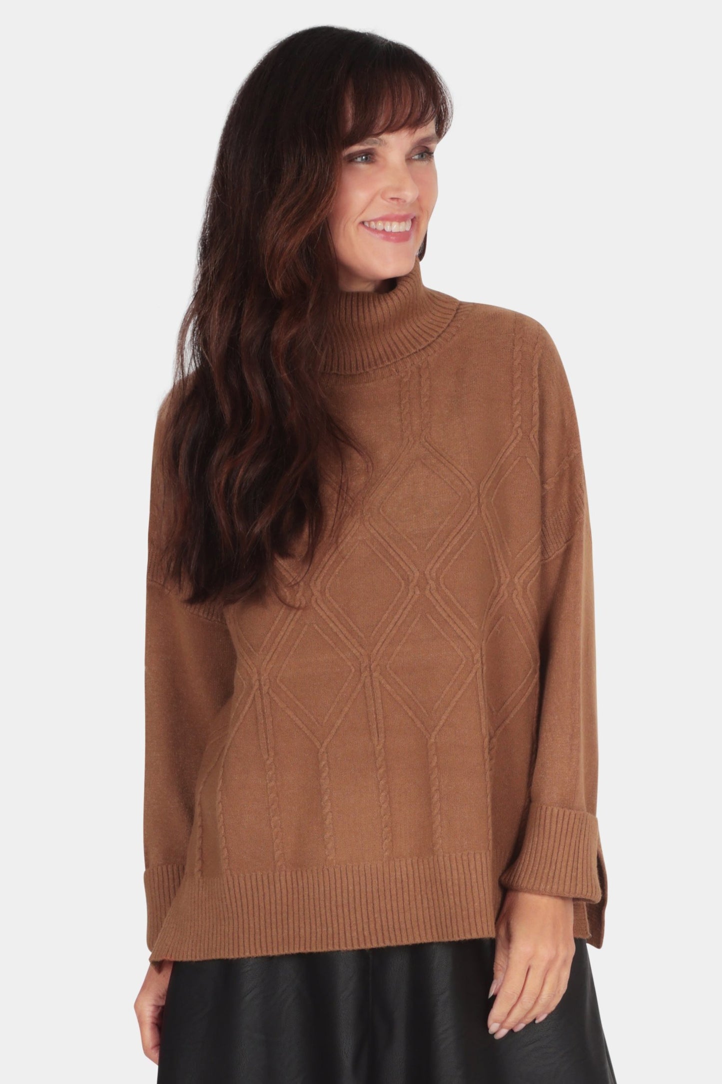 Honeycomb Front Knit