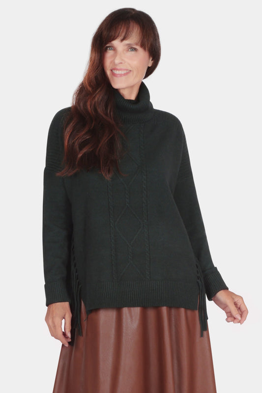 Piper Fringe Side Jumper