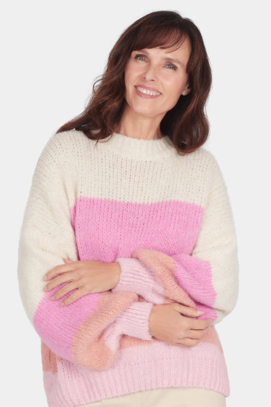 Alpaca Stripe Knit Jumper