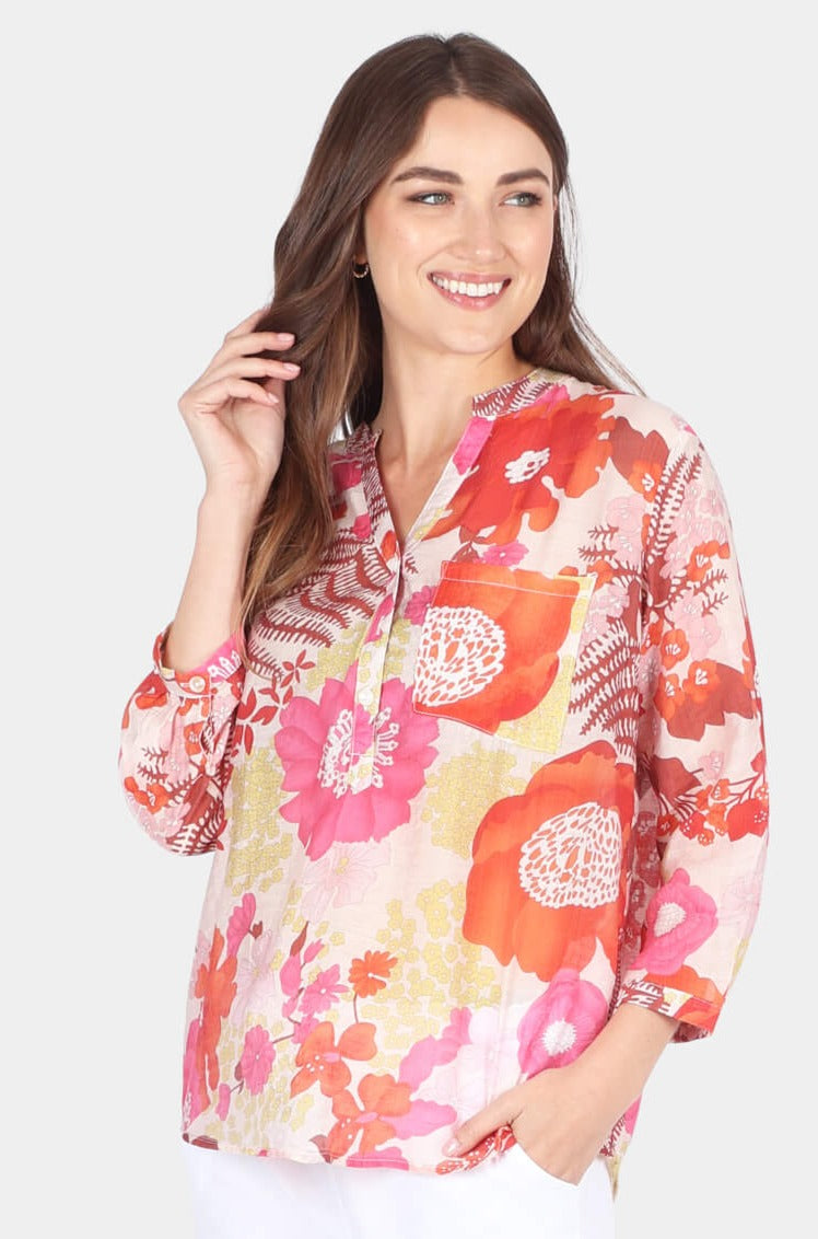 Floral & Fern Blouse