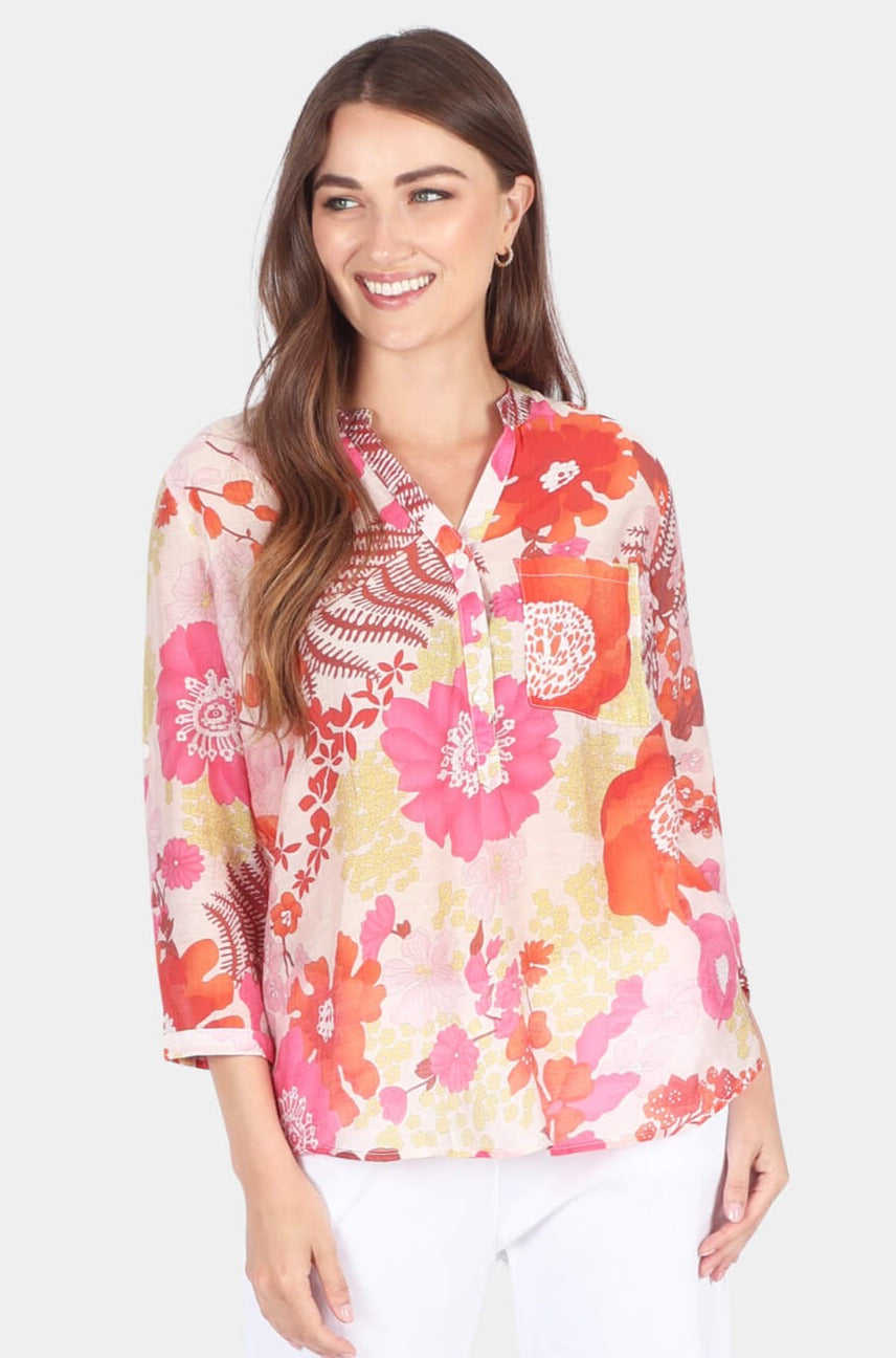 Floral & Fern Blouse