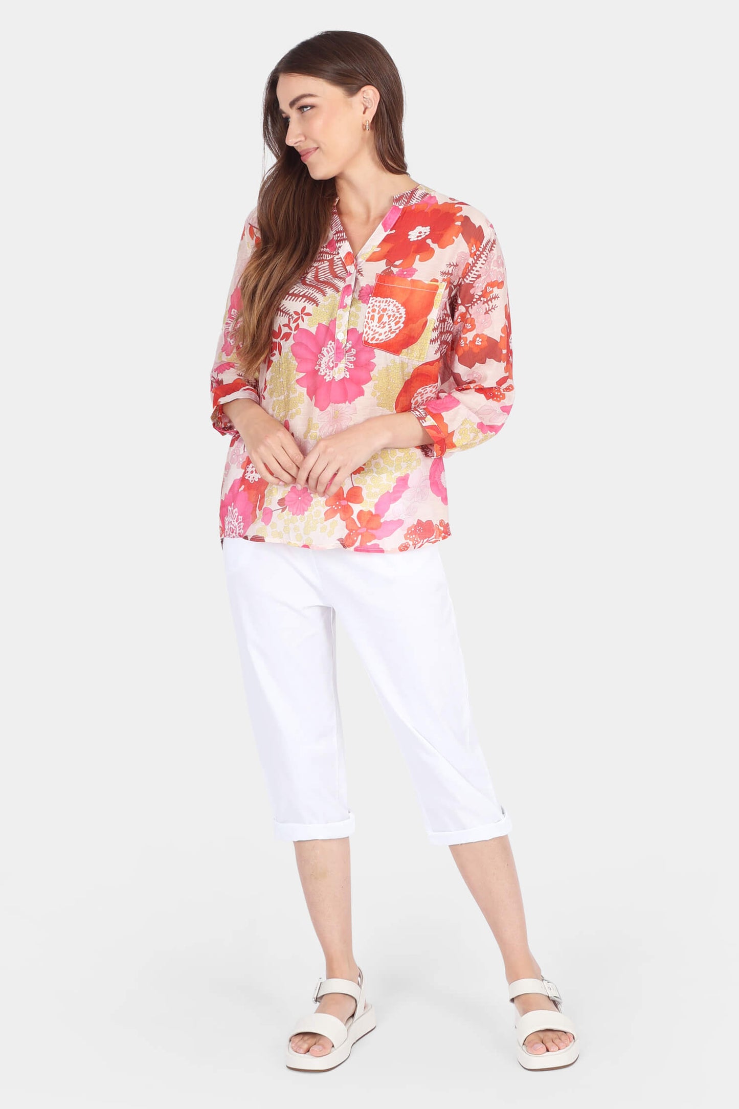 Floral & Fern Blouse