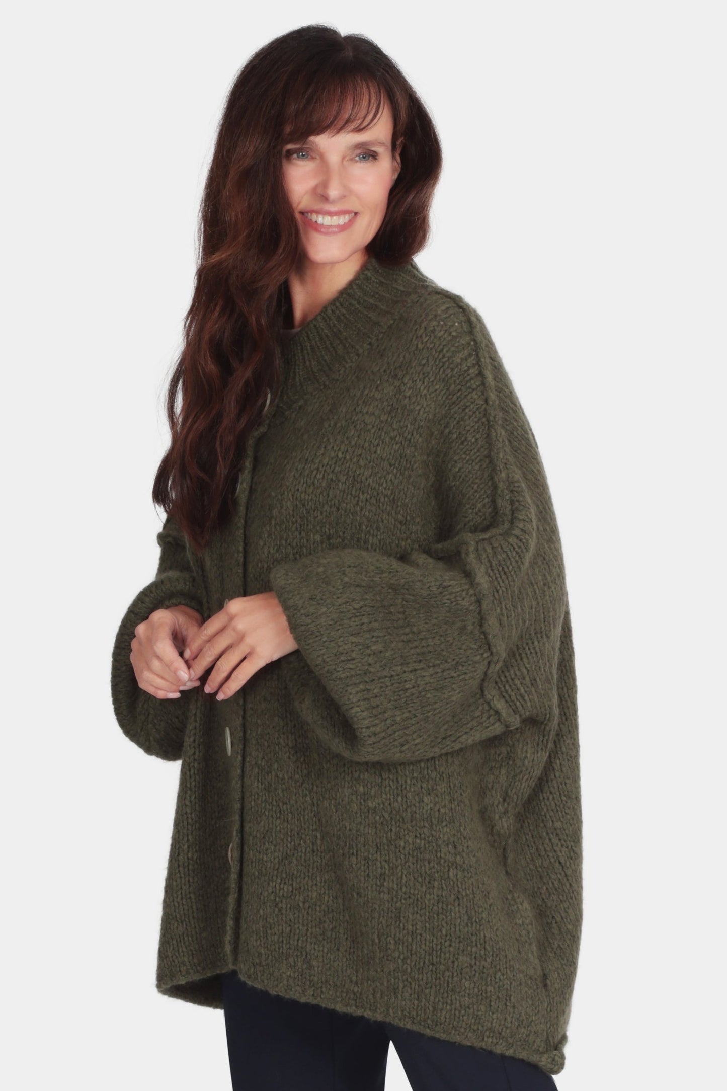 Alpaca Oversized Cardigan