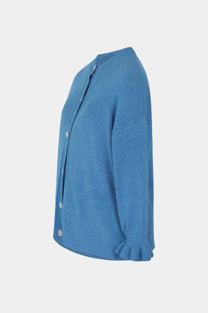 Kendra Frill Cuff Cloud Cardigan