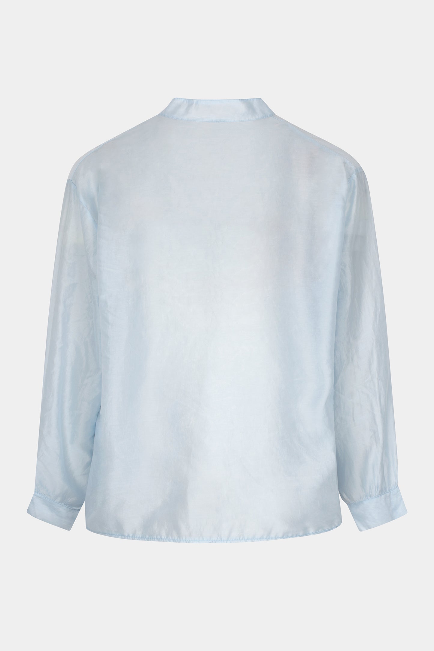 Silk Ruffle Front Blouse