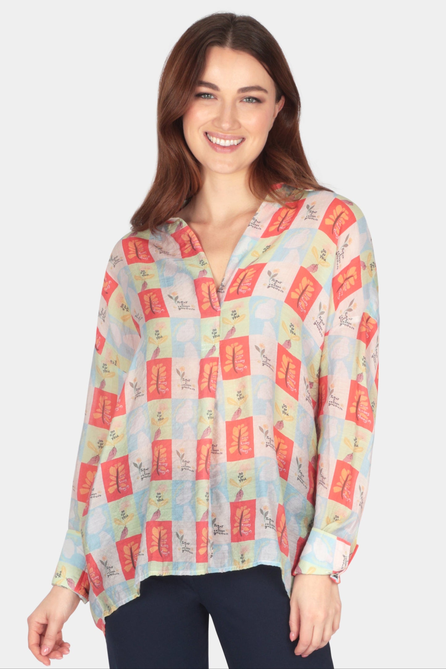 Tempo Print Blouse