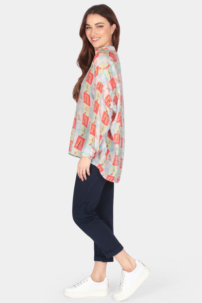 Tempo Print Blouse