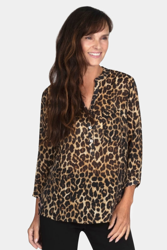 Leopard Print Blouse