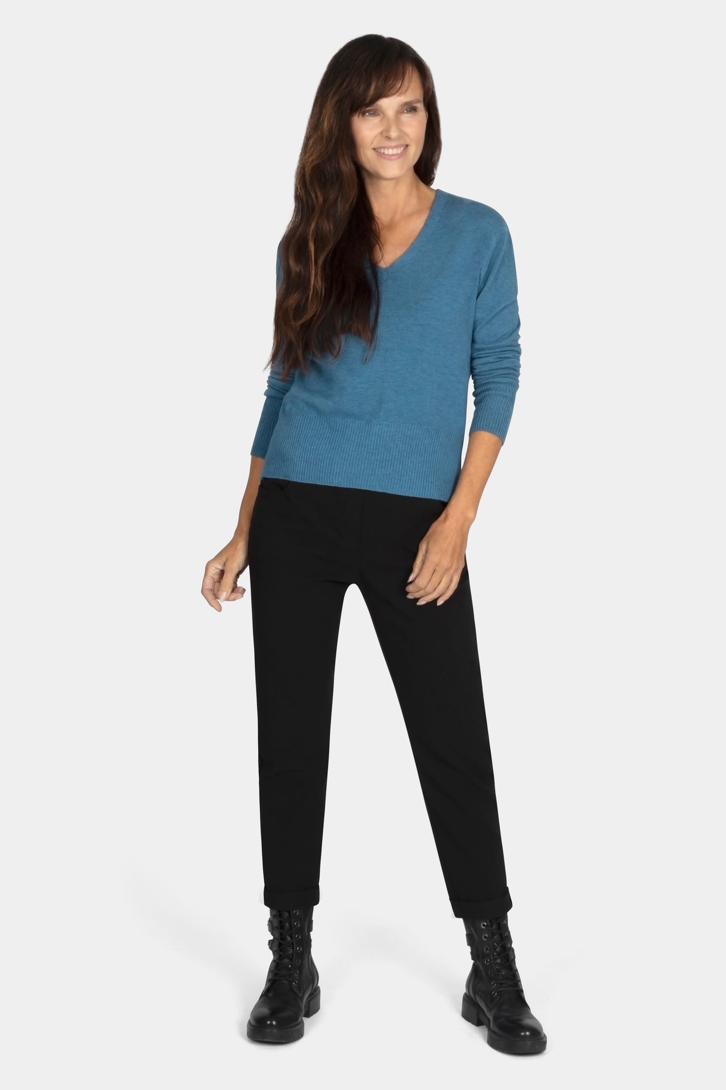 Tie-Waist Easy Fit Trousers