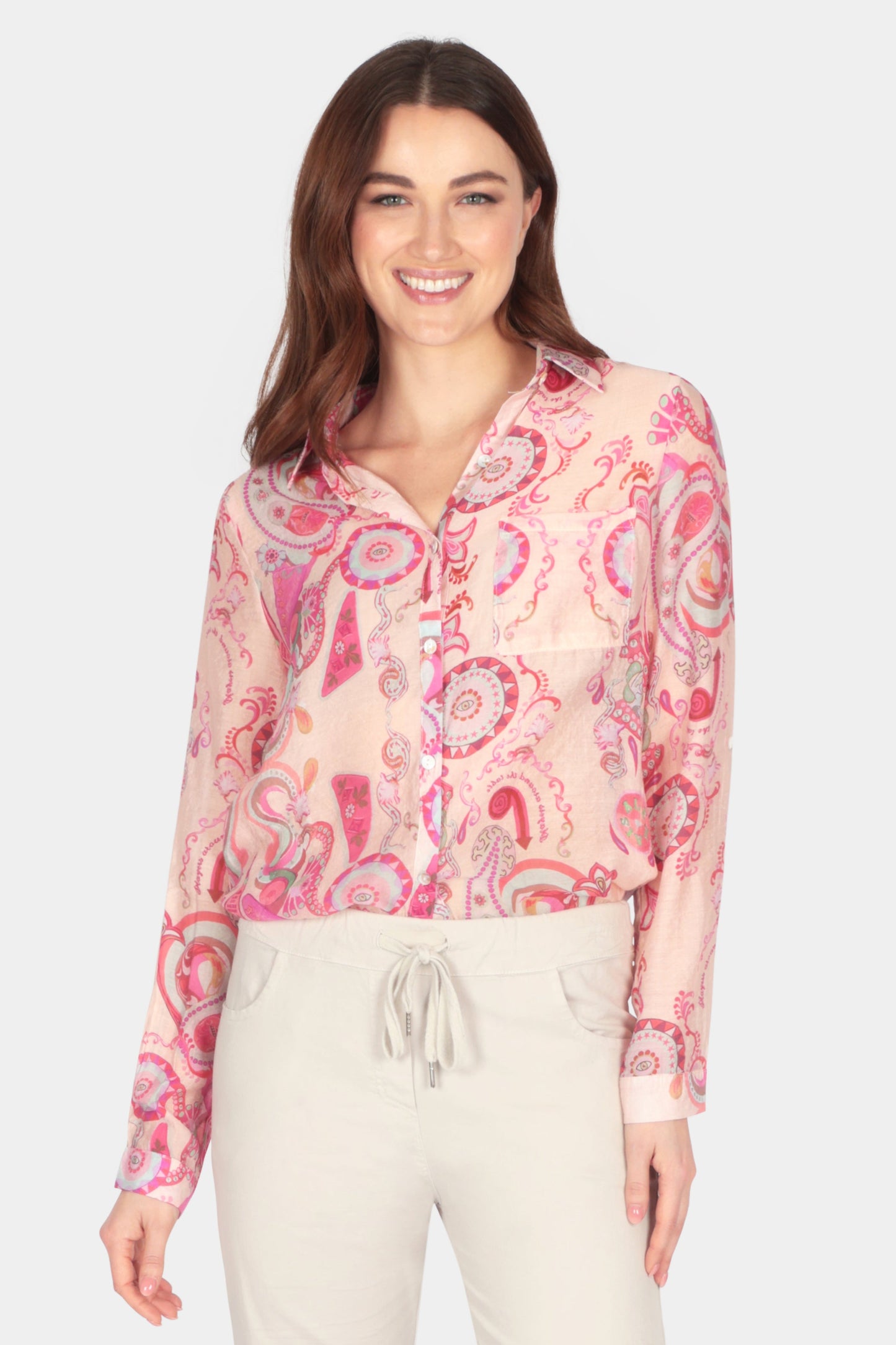 Paisley Print Blouse