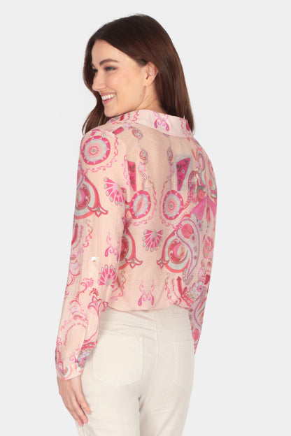 Paisley Print Blouse