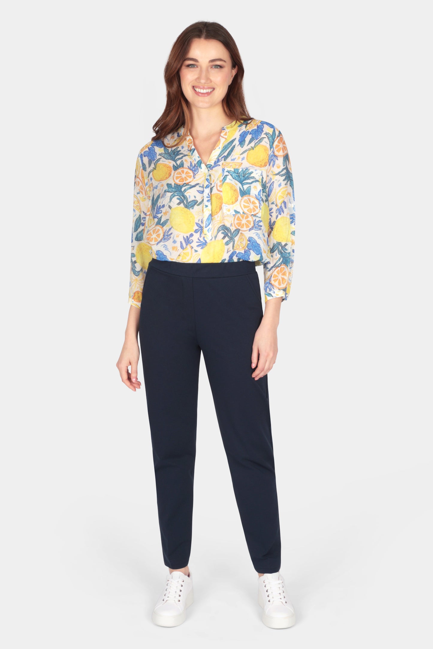 Lemon'e Print Blouse