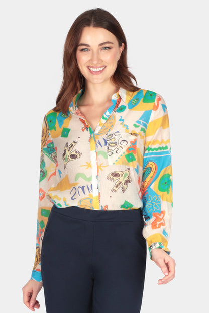 Otto Print Blouse