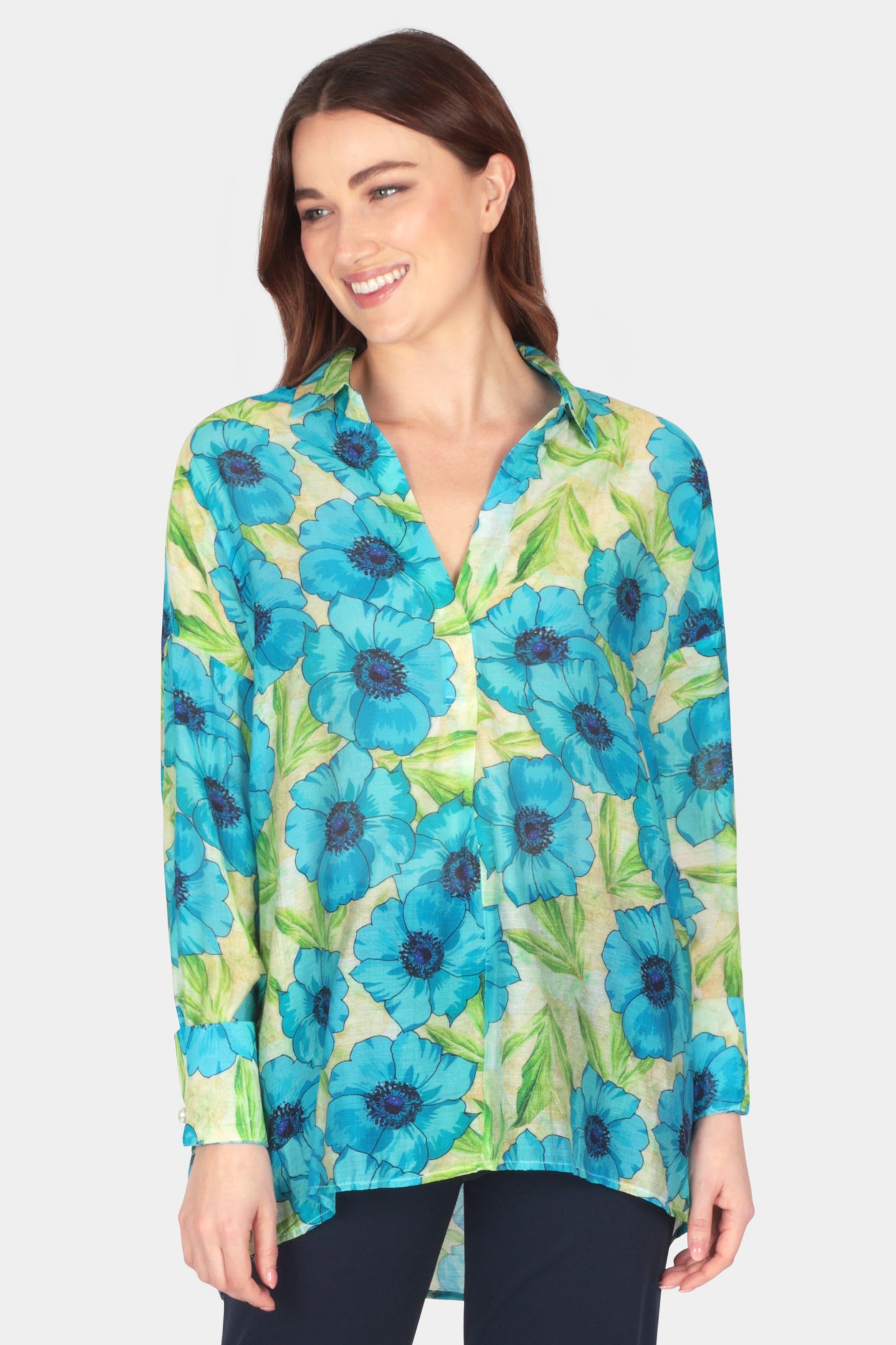 Papavero Print Blouse