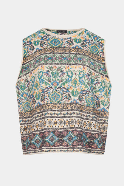 Fair Isle Tank Top