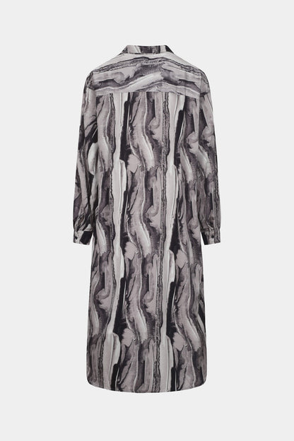 Figaro Wave Print Cardi Dress