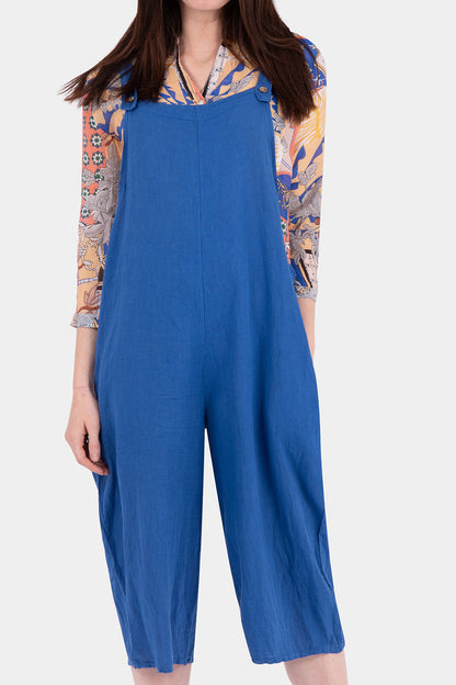 Easel Linen Dungaree