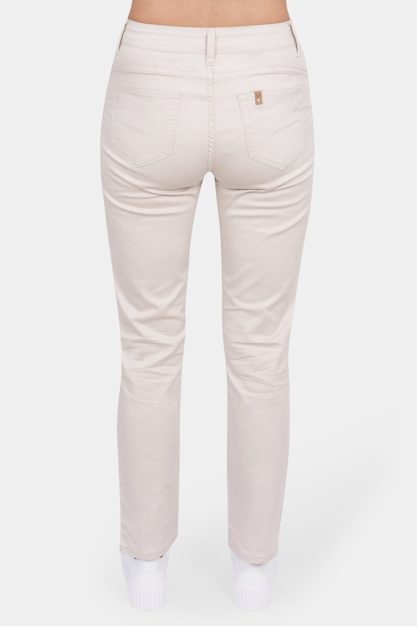 Essential Cotton Stretchy Jeans Beige