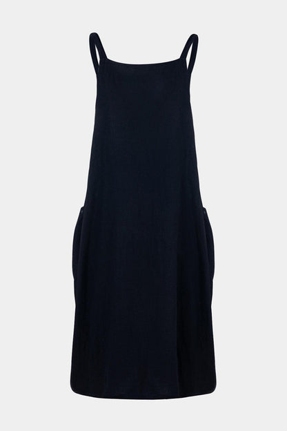 2055 Pinafore Linen Dress - Fenella