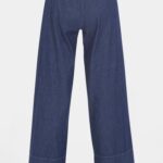 Denim Turn Up Trouser - Fenella