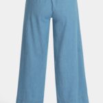 Denim Turn Up Trouser - Fenella